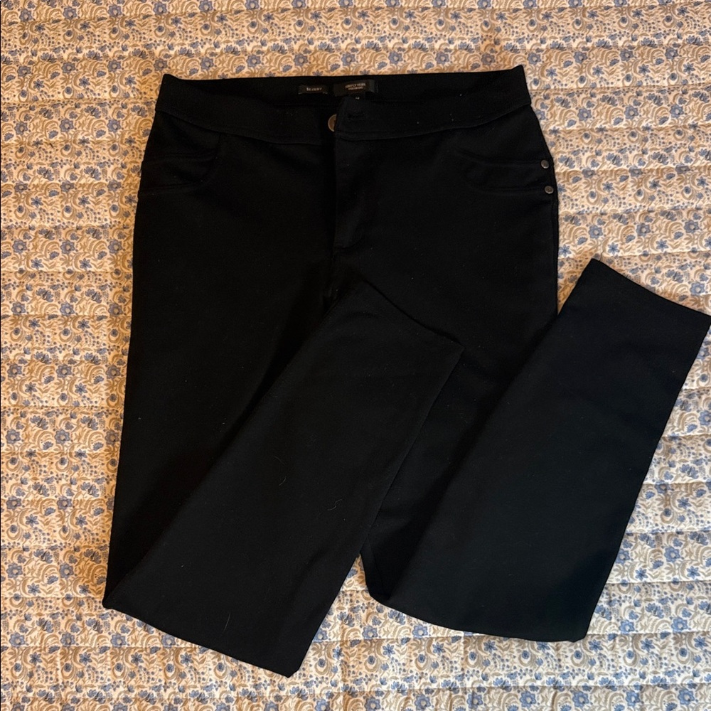 Simply Vera Vera Wang Black Skinny Pants